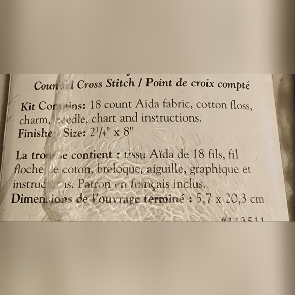 Set of 2 leisure arts friends cross stitch set - Picture 4 of 4